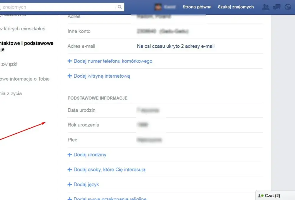 Jak zmienić datę urodzenia na Facebooku: Krok po kroku