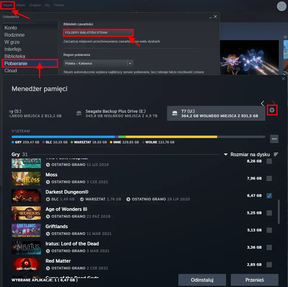 Zdjęcie Steam: jak przenieść grę na inny dysk - 5 prostych kroków